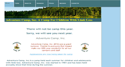 Desktop Screenshot of adventurecampinc.org